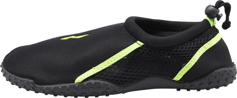 Norty MEN'S 8-13 WATER SHOE BLACK LIME   15525