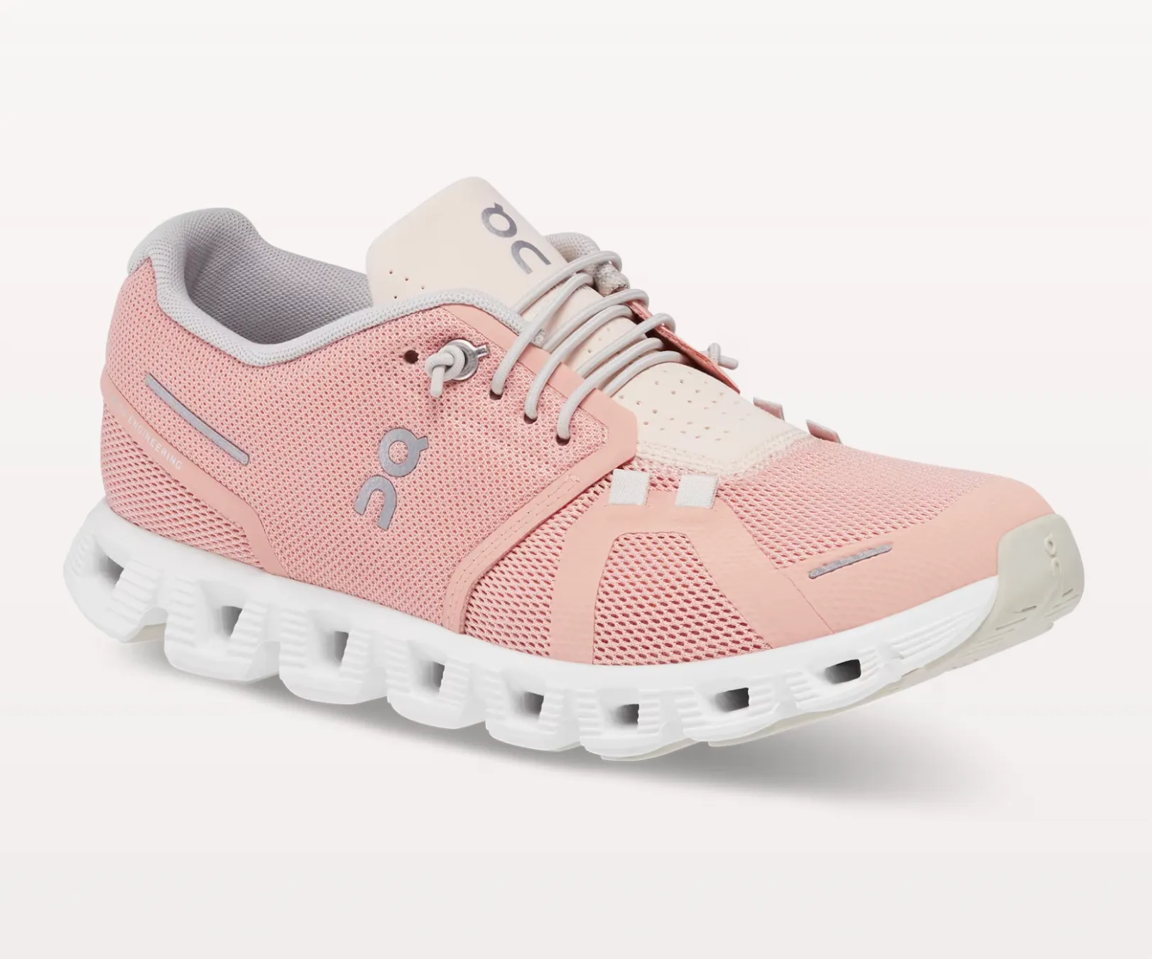 On Womens Cloud 5 - Rose/Shell (59.98556)