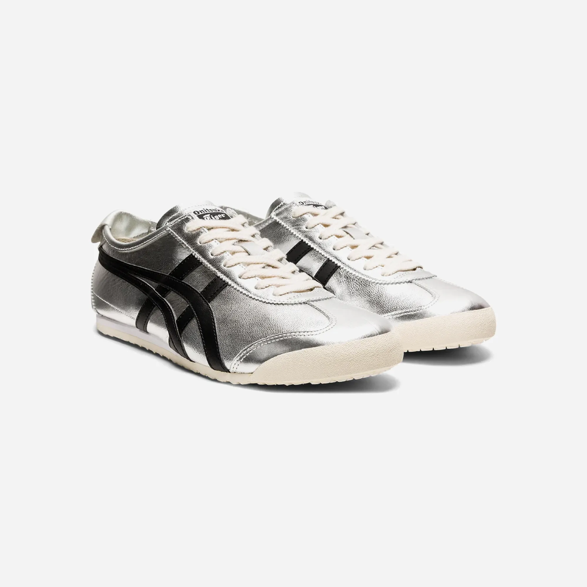 ONITSUKA TIGER MEXICO 66 SD UNISEX SHOES PURE-SILVER/BLACK