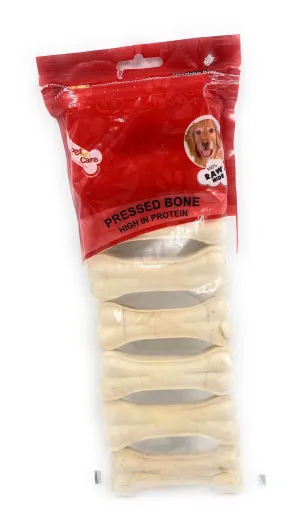 Pet en care pressed bone 4 inch /8 pieces