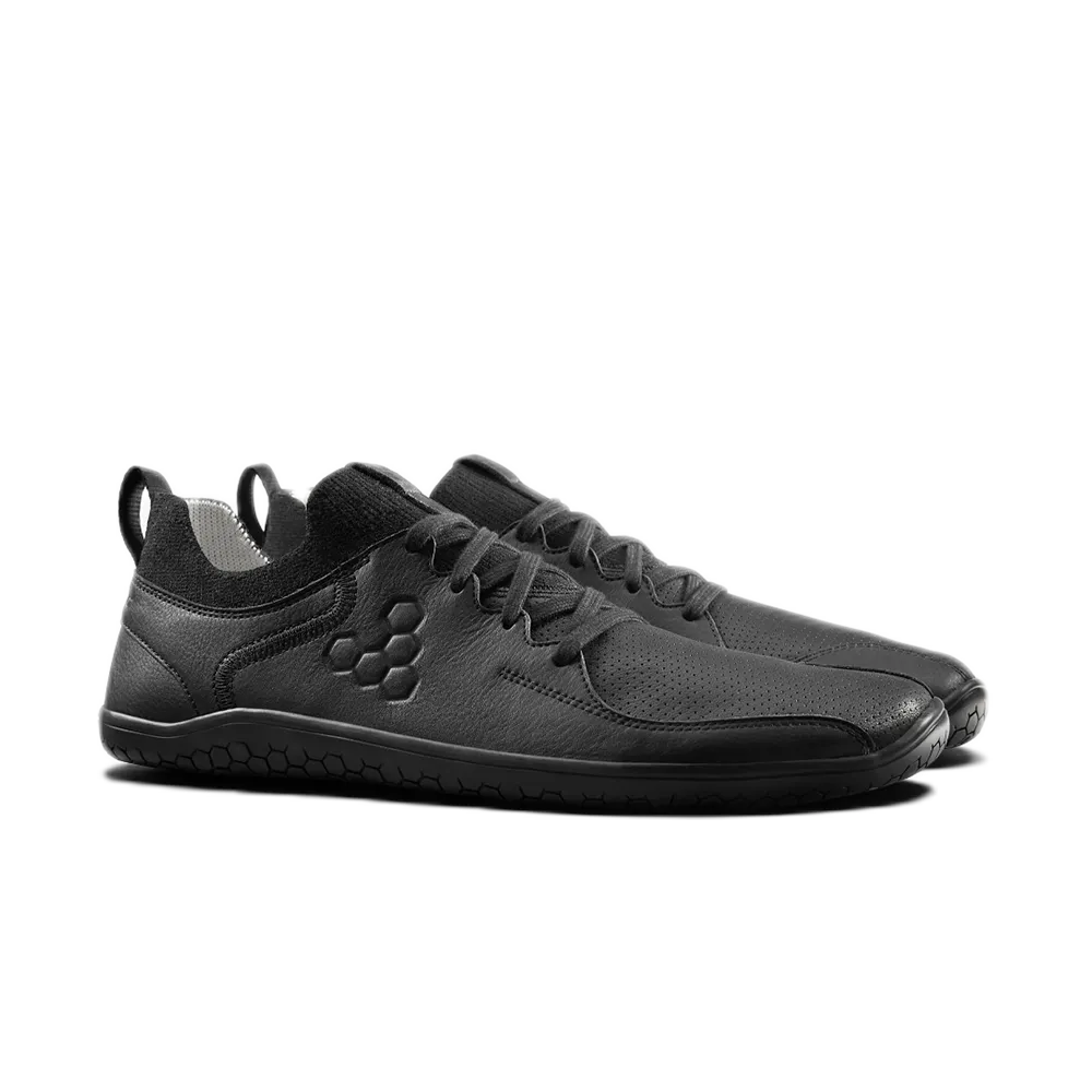 [PRE-ORDER] Vivobarefoot Primus Asana Leather Mens Obsidian (ETA. LATE MARCH)