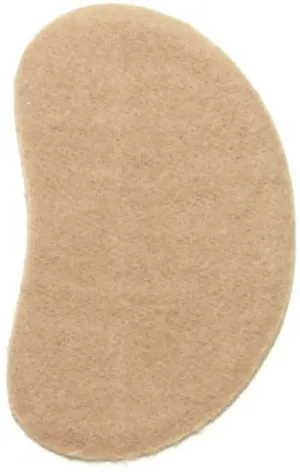Premium Adhesive Moleskin Kidney Metatarsal Pads - 3.5"