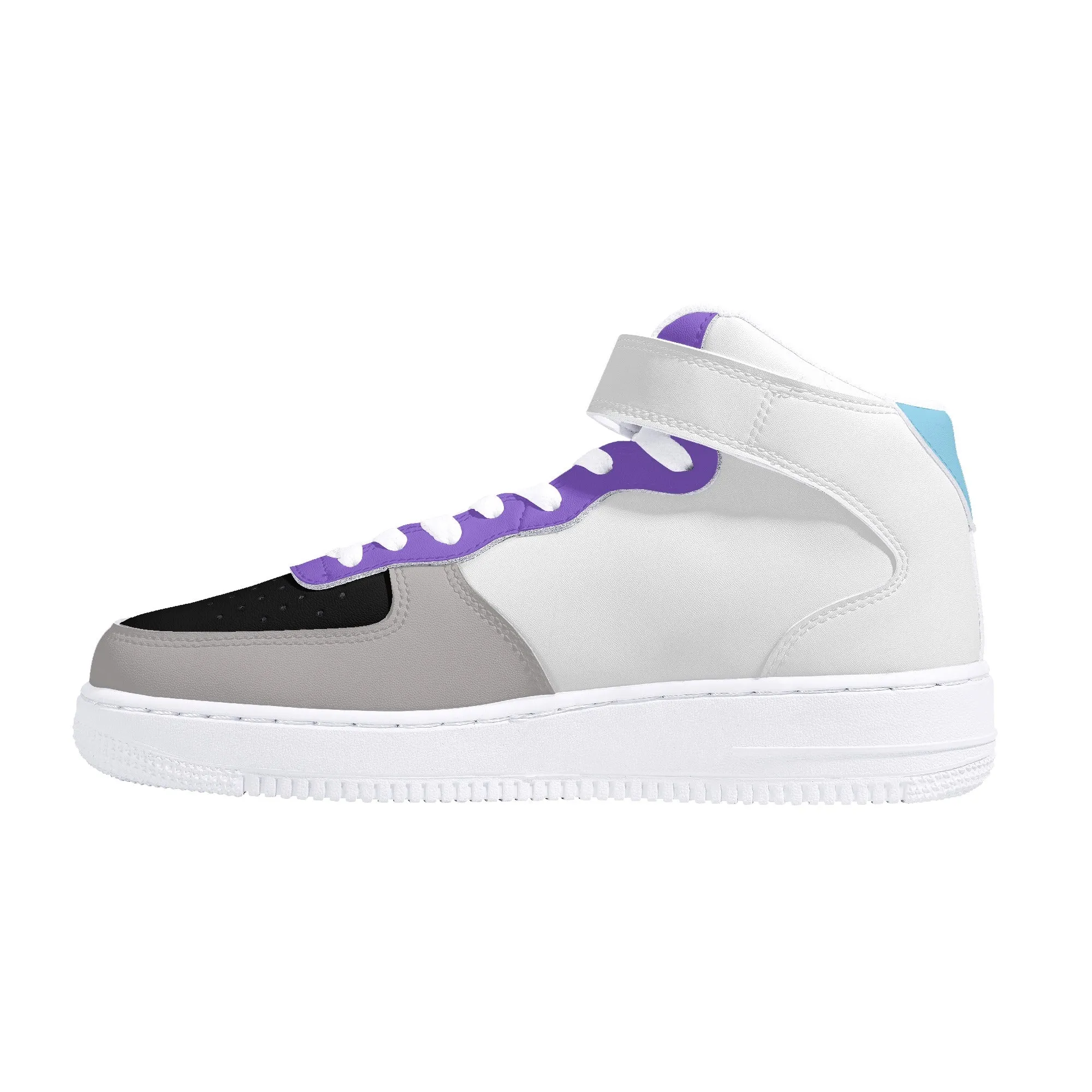 "Air Borikén" La Promesa Edition Men's High Top Leather Sneakers