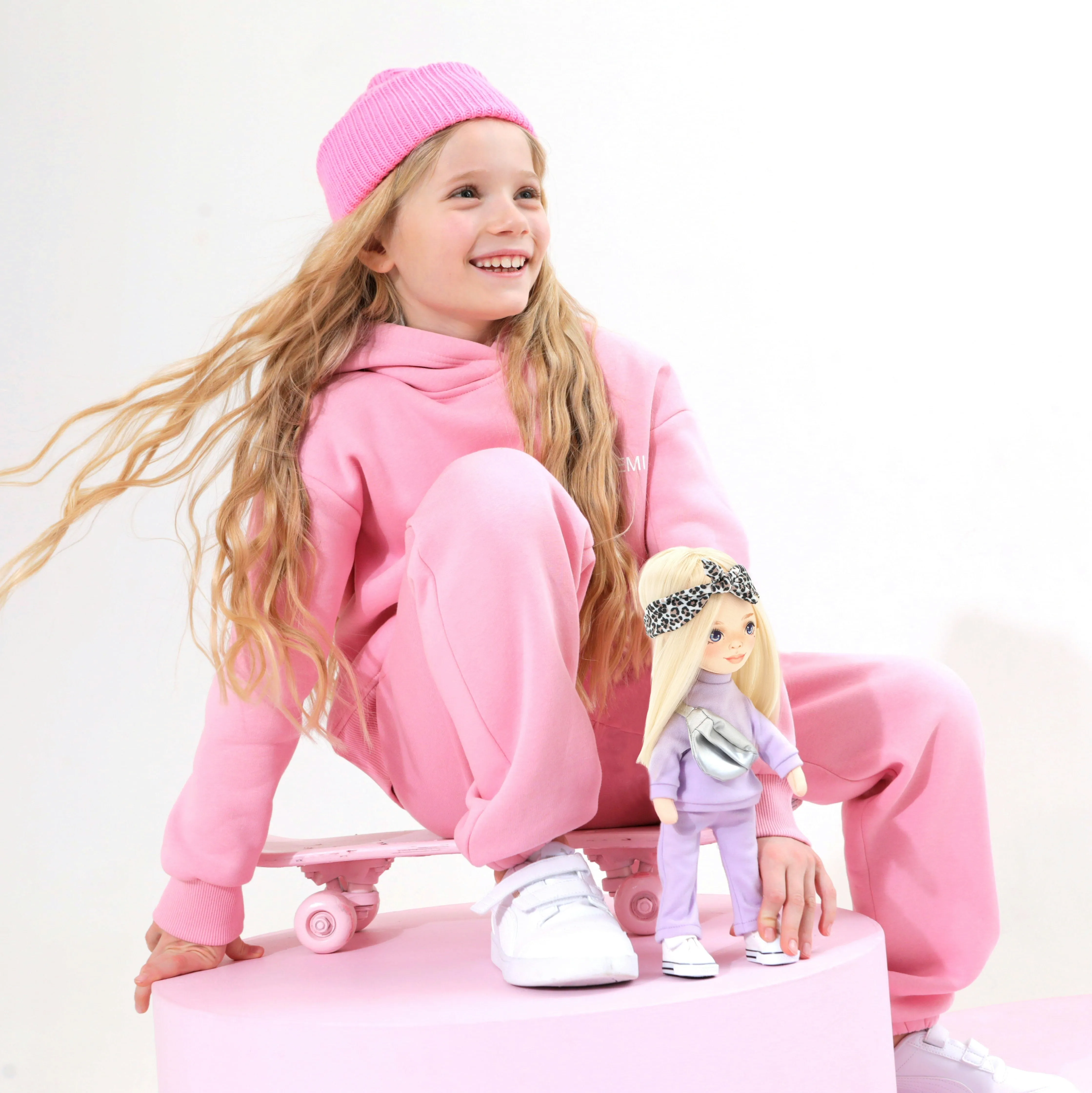 Rag Doll in a Purple Tracksuit - Mia