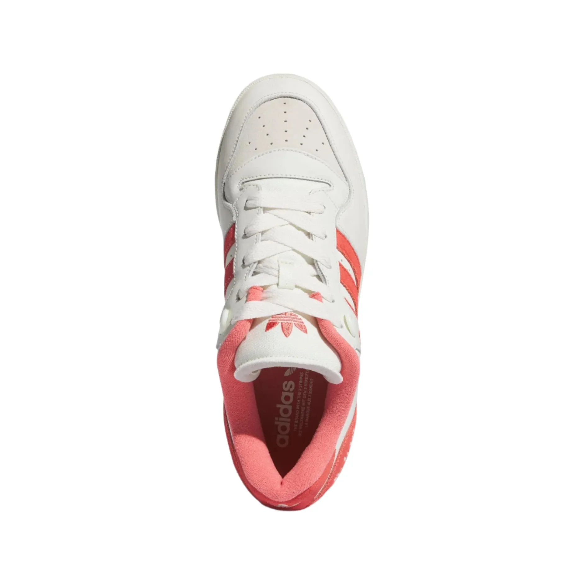 RIVALRY LOW SHOES PRELOVED SCARLET WHITE