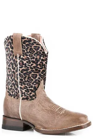 Roper Waxy Brown Leather Vamp