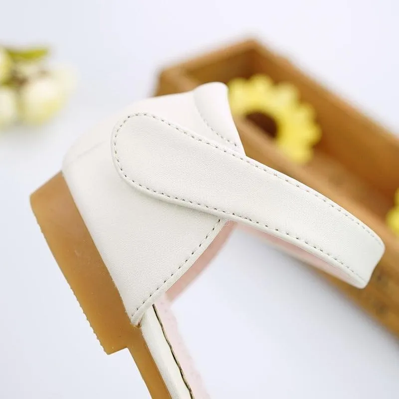 Sandals Korean Style Flower Princess Shoes In Big Kids CComfortable Sandals