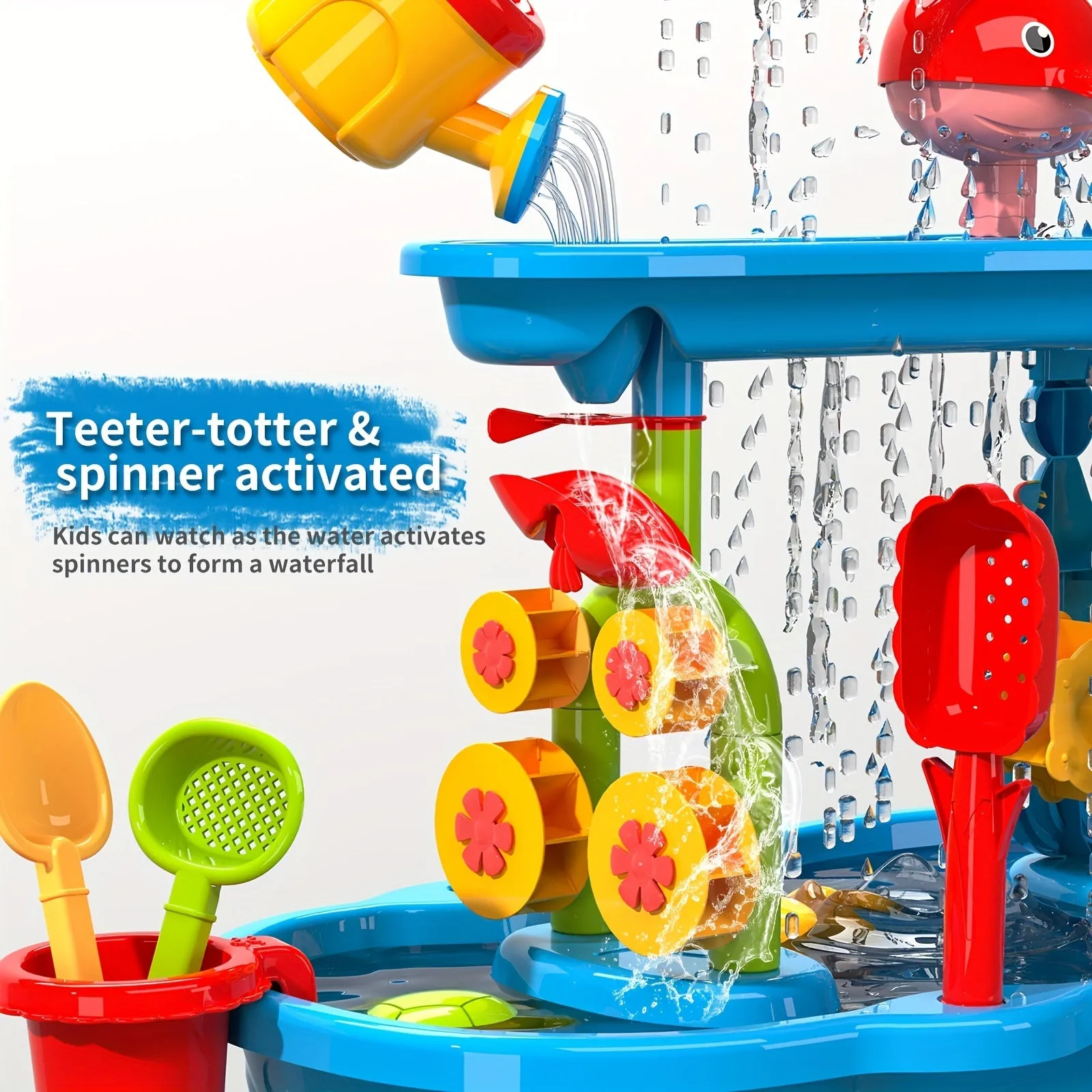 Sensory Sand and Water Table for Toddler Play