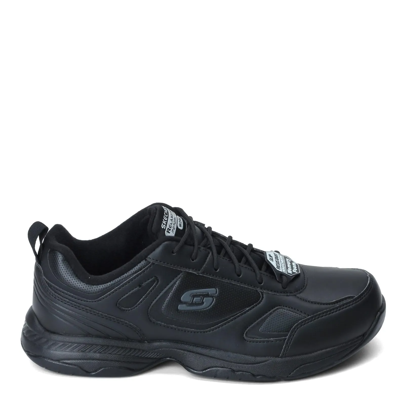 Skechers Men's Dighton Black Athletic Work Shoe