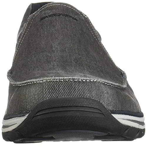 Skechers USA Men's Expected Avillo Relaxed-Fit Slip-On Loafer,Black,13 EW US