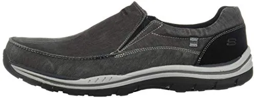 Skechers USA Men's Expected Avillo Relaxed-Fit Slip-On Loafer,Black,13 EW US
