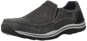 Skechers USA Men's Expected Avillo Relaxed-Fit Slip-On Loafer,Black,13 EW US