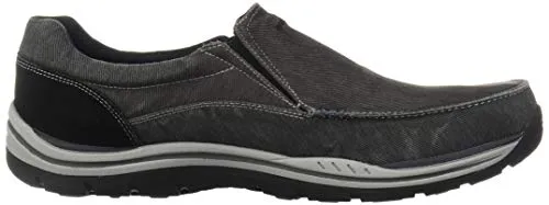 Skechers USA Men's Expected Avillo Relaxed-Fit Slip-On Loafer,Black,13 EW US