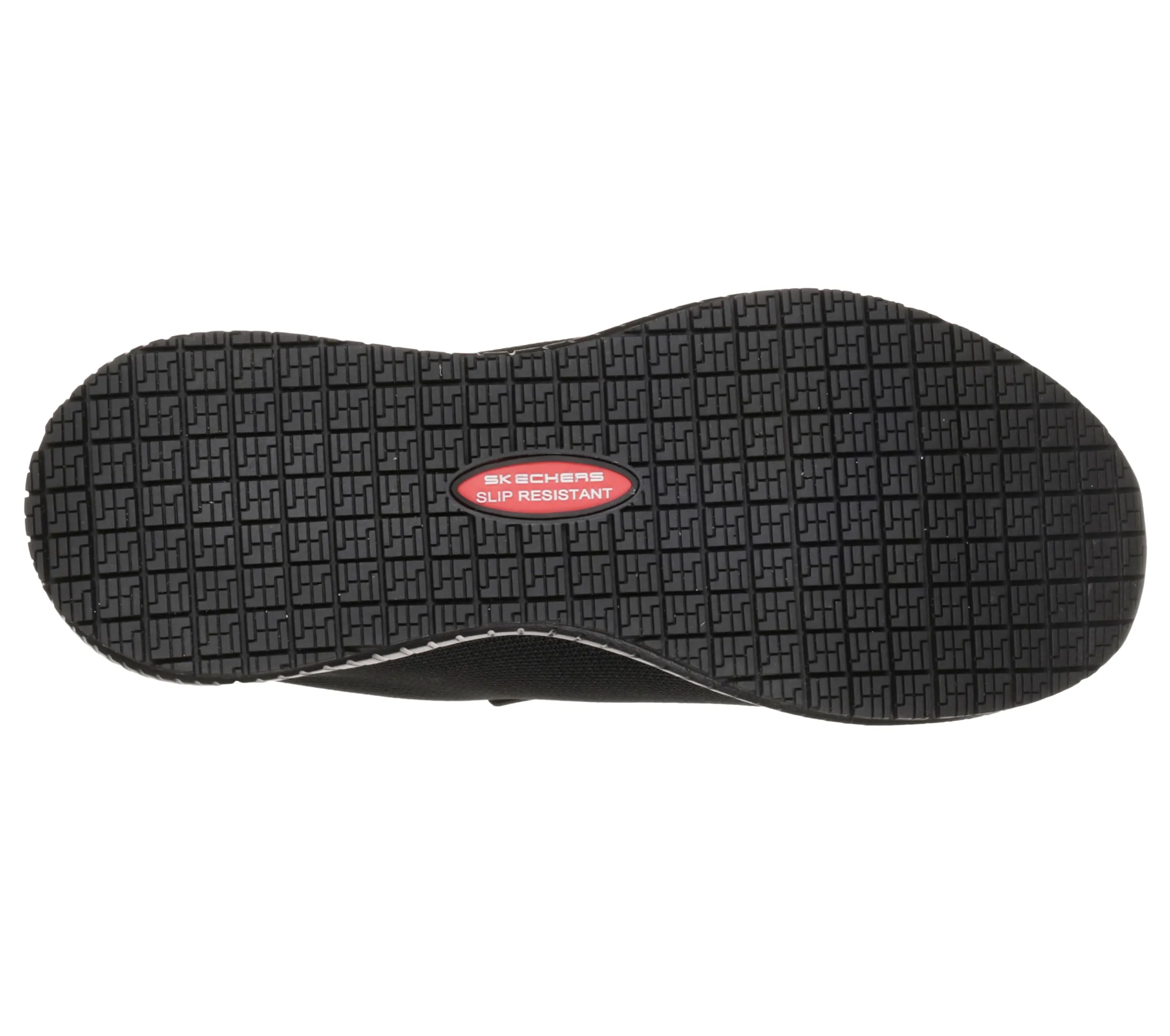 Skechers Women's Squad Sr Food Service Shoe, Black, 9.5