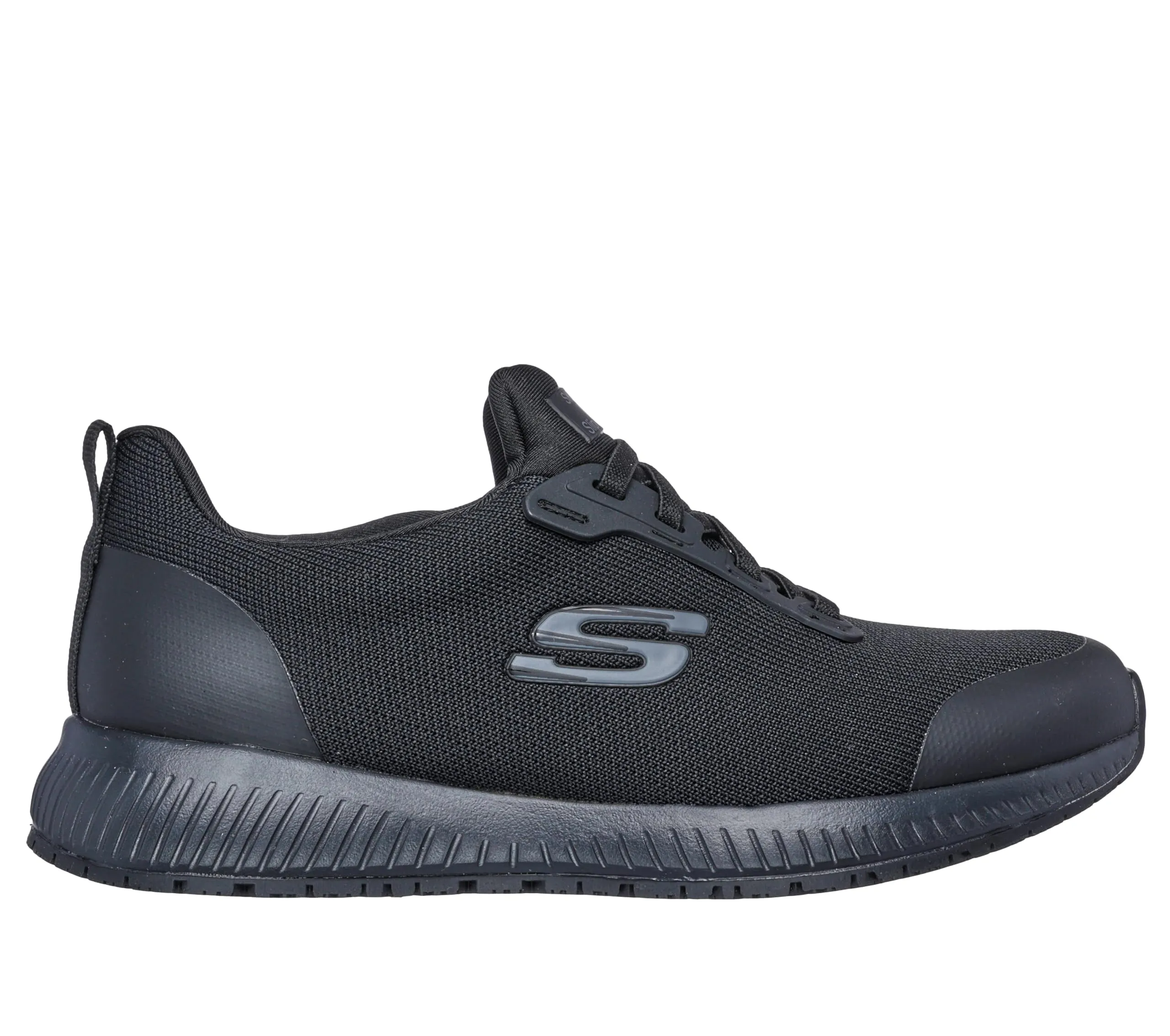 Skechers Women's Squad Sr Food Service Shoe, Black, 9.5
