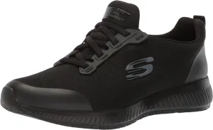 Skechers Women's Squad Sr Food Service Shoe, Black, 9.5