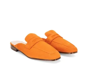 Sophique Riviera Suede Mule Orange