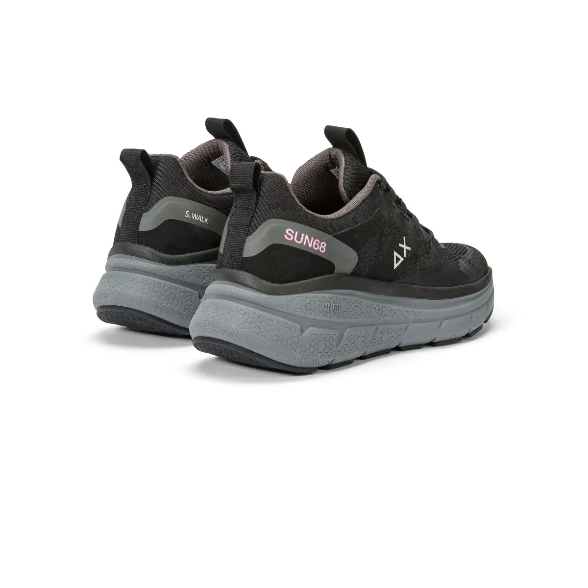 SUN68 VENUS SPORTY BLACK SNEAKERS FOR WOMEN