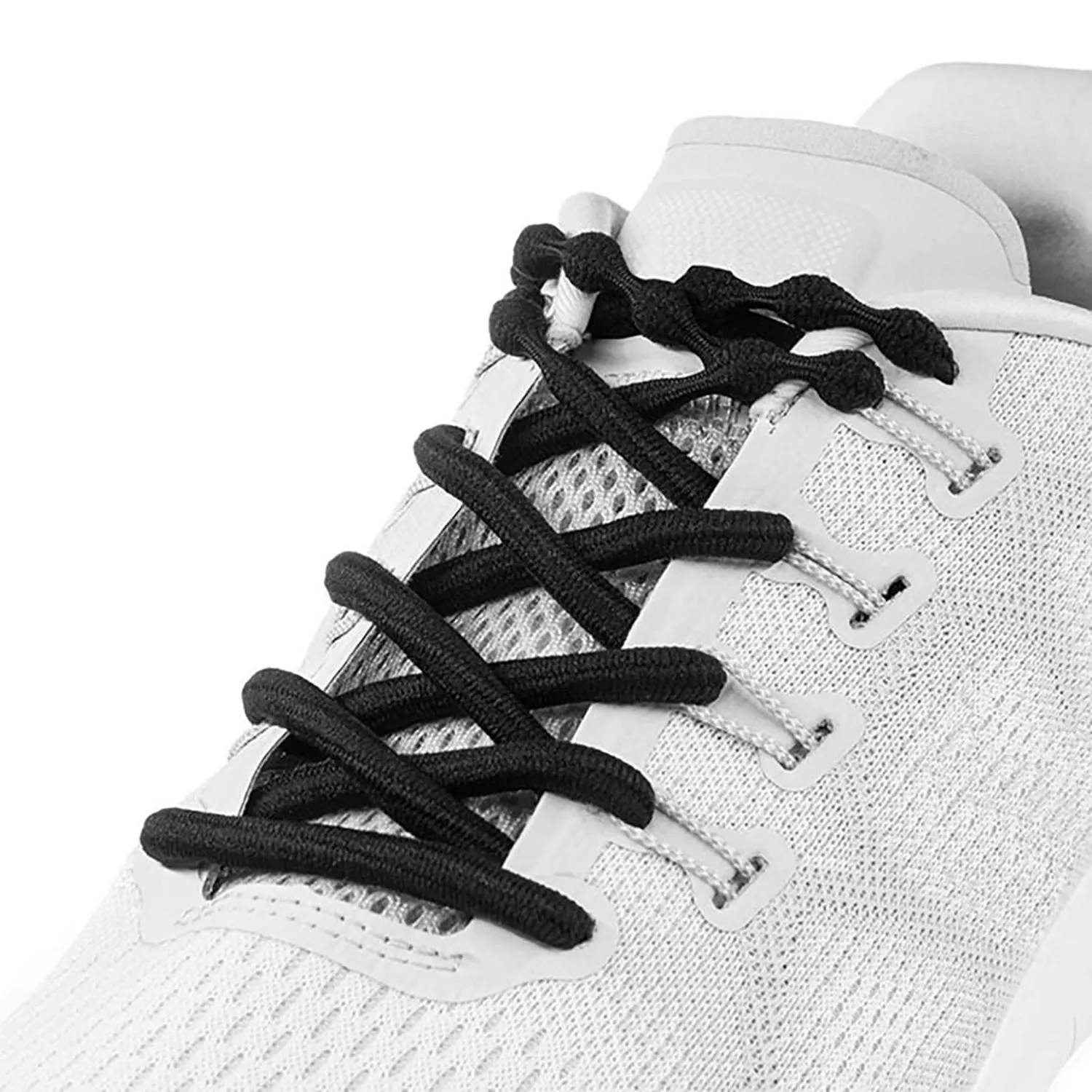 Unisex Caterpy Air Lifestyle Elastic No Tie Shoelaces Jaguar Black