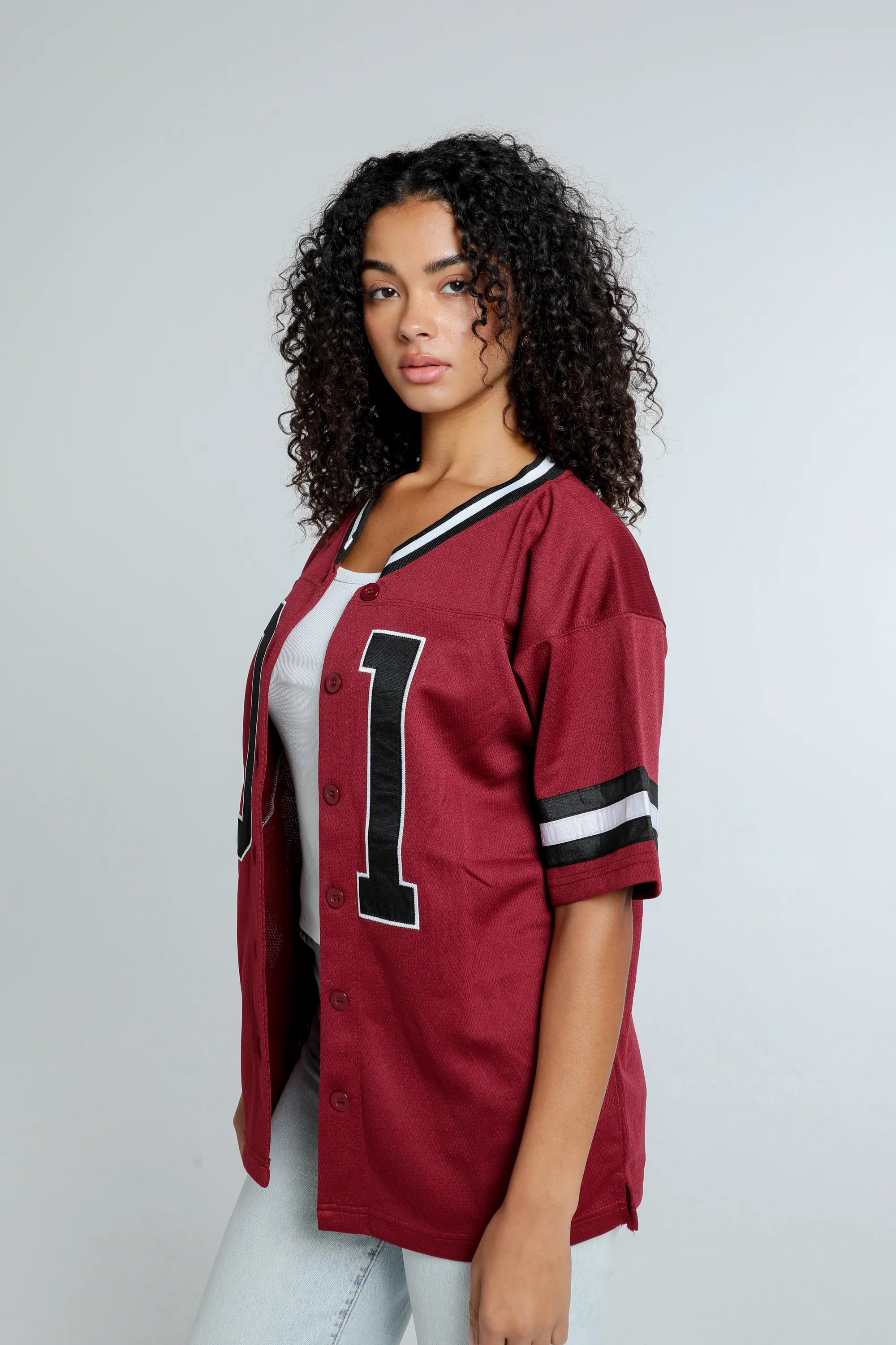 University of South Carolina Button Down Football Jersey