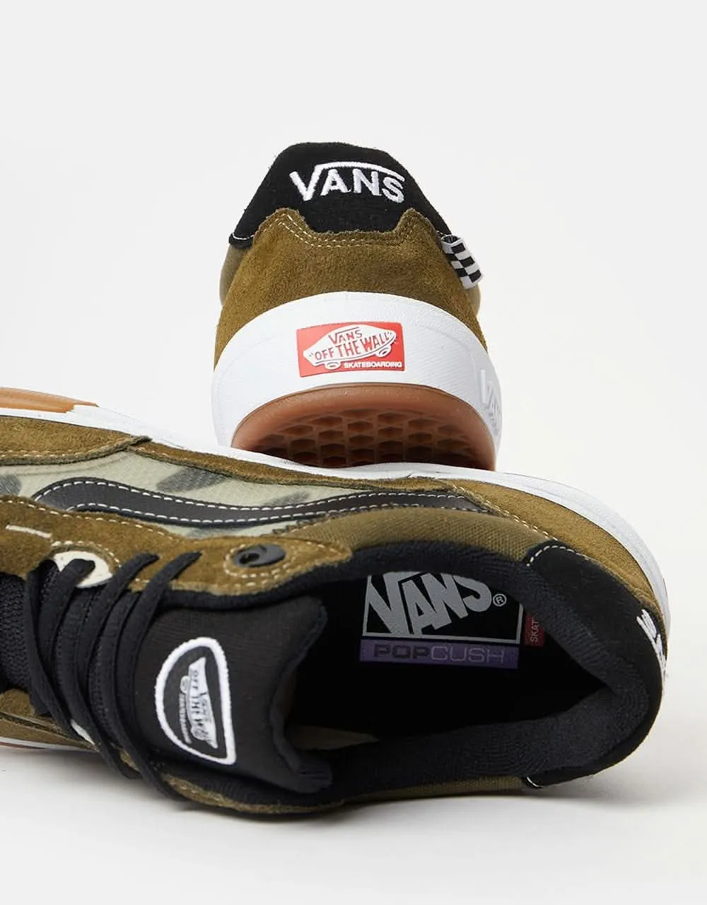 Vans Wayvee Skate Shoes - Dark Olive