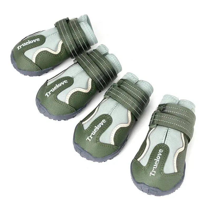 Waterproof Dog Shoes for Large & Medium Dogs - Winter Boots with TPR Sole