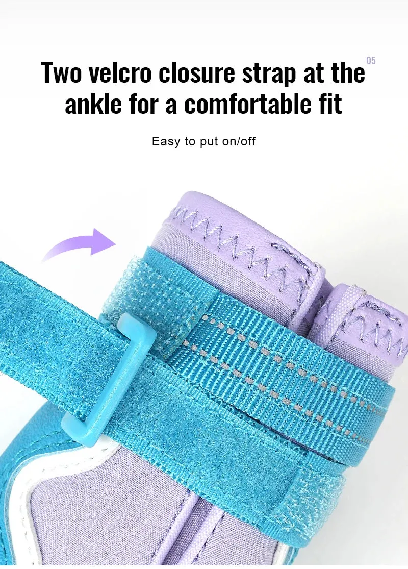 Waterproof Dog Shoes for Large & Medium Dogs - Winter Boots with TPR Sole