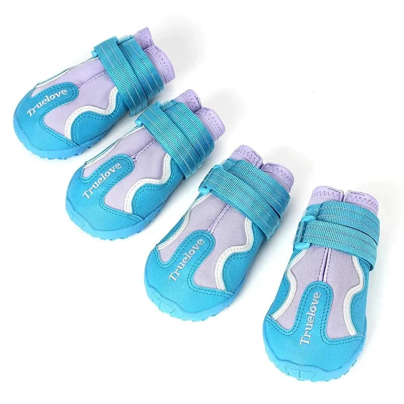 Waterproof Dog Shoes for Large & Medium Dogs - Winter Boots with TPR Sole