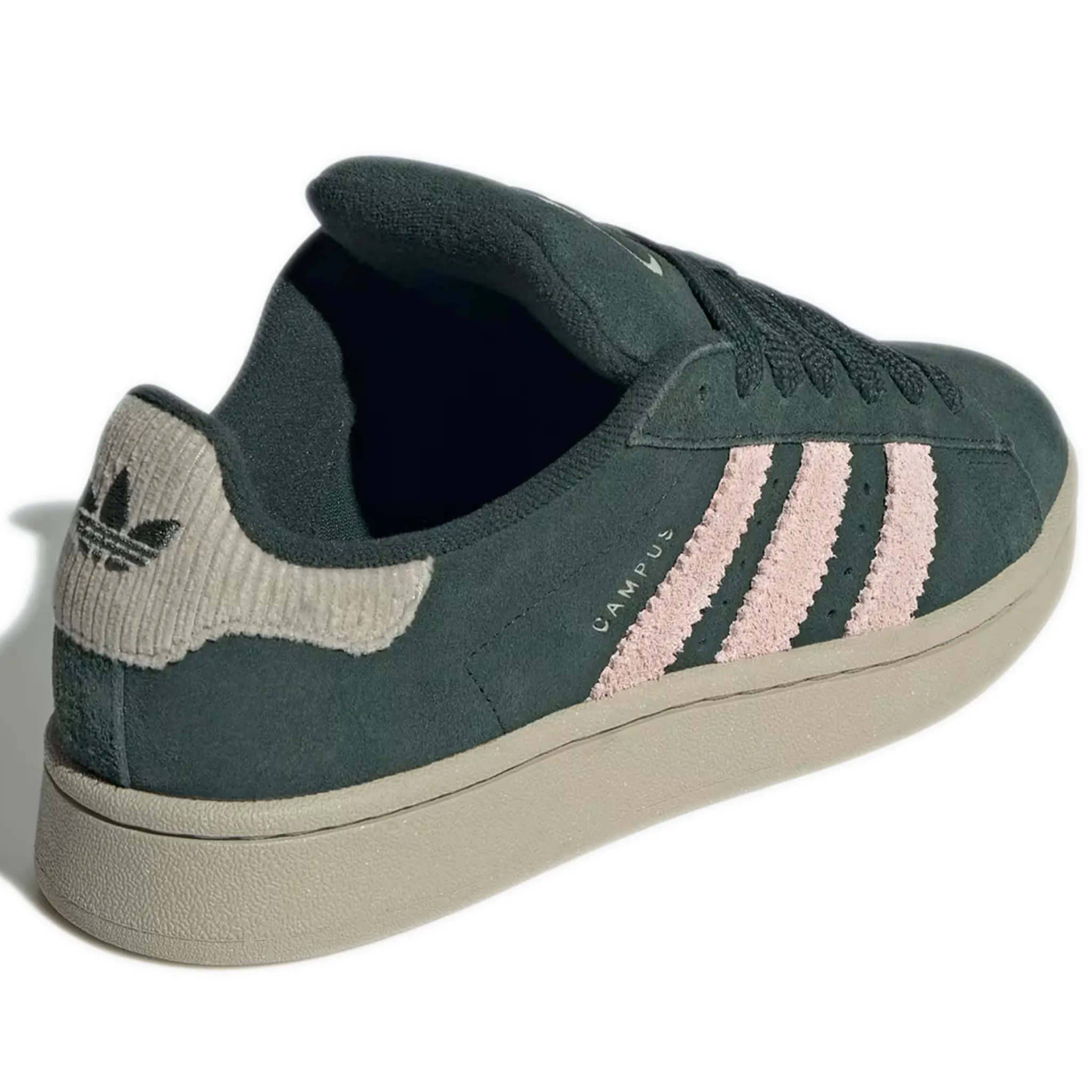 Women's Adidas Campus 00s Shoes - Mineral Green / Sandy Pink / Putty Grey