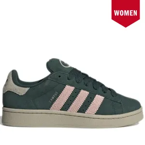Women's Adidas Campus 00s Shoes - Mineral Green / Sandy Pink / Putty Grey