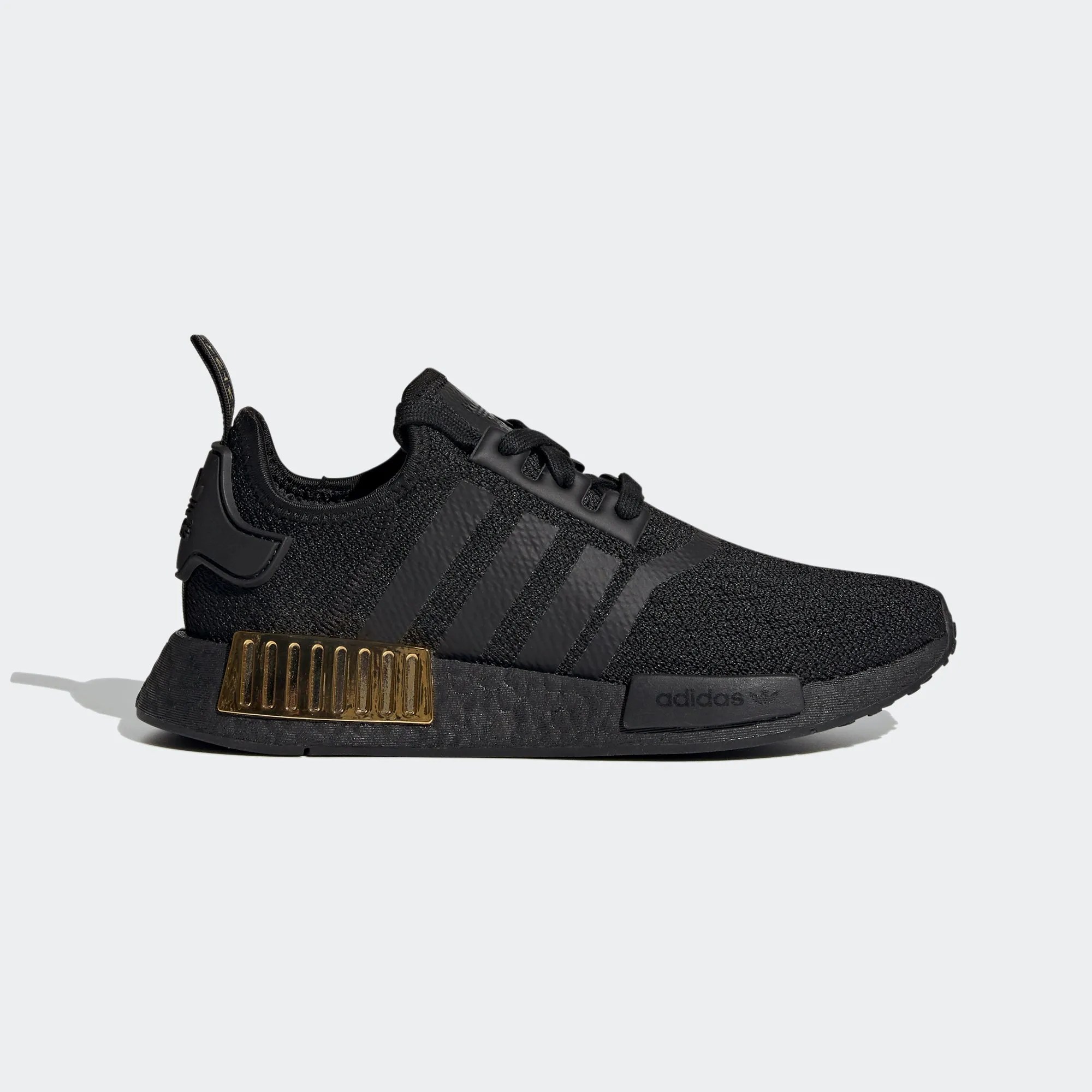 Women's adidas Originals NMD_R1 Shoes Black Gold Metallic
