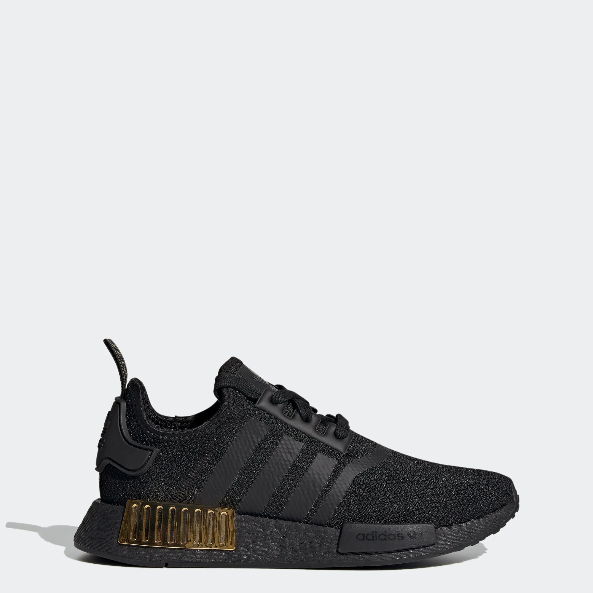 Women's adidas Originals NMD_R1 Shoes Black Gold Metallic