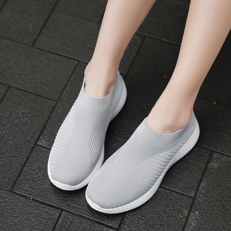 Women's Stretch Mesh Flat Shoes