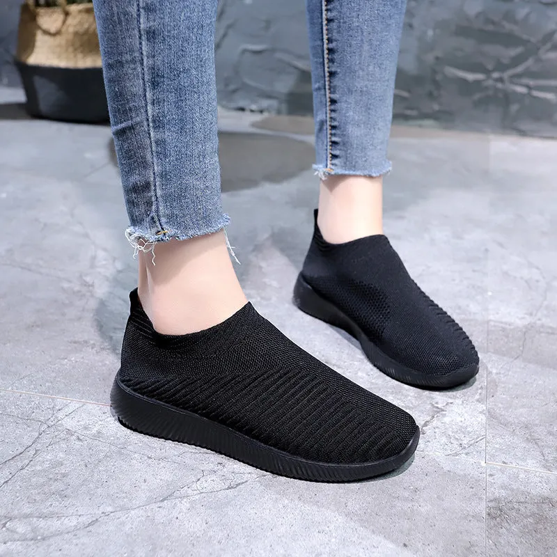 Women's Stretch Mesh Flat Shoes