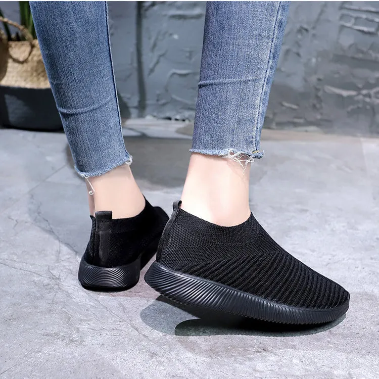 Women's Stretch Mesh Flat Shoes