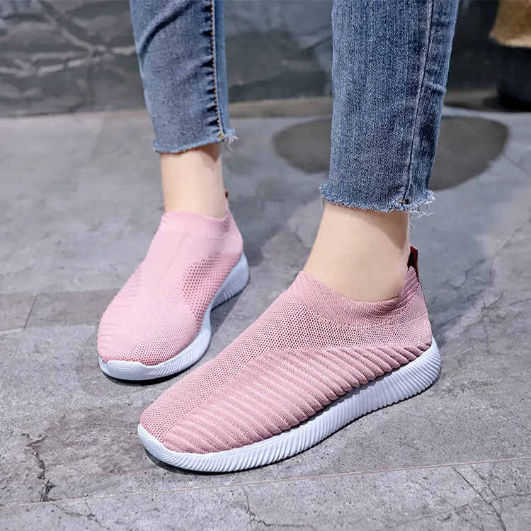 Women's Stretch Mesh Flat Shoes
